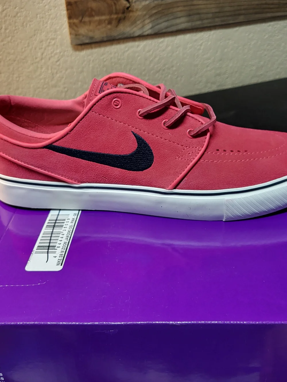 *NEW* Nike SB Zoom Janoski OG+ Aster Pink/Armory Navy Shoes Size Men 8 Women 9.5